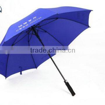 fiberglass umbrella Polyester Material and straight Umbrellas Type golf umbrellas