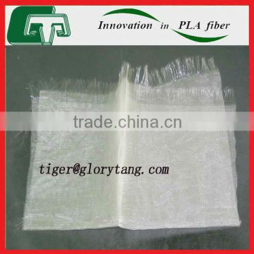 Poly lactic acid woven tea bag