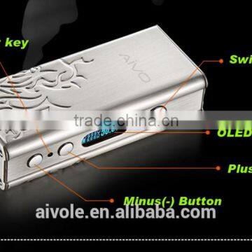 TC 50W e Cig KitFree Sample Giveaway as Chinese New Year Gift Device e Cigarette Box MOD From China Brand Manufacturer AIVO photo-5