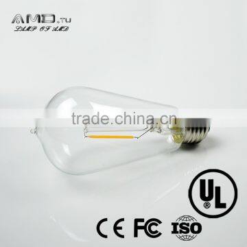 Clear Chinese Vintage Retro ST64 E26E27 Energy Saving Chandelier 1w 2w Edison Led Lights Led Bulb photo-3