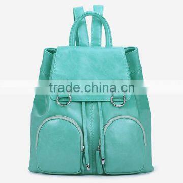 new model stylish leather women backpack bag