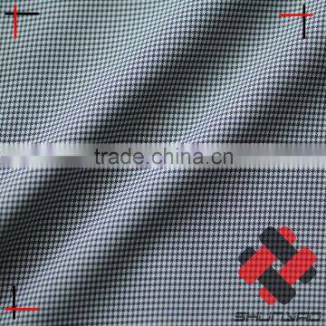 Polyester Bird Plaid Pattern Pongee Yarn Dyed Shirt Fabric photo-5