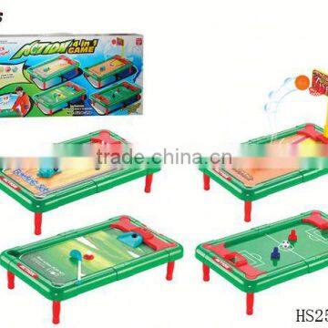 plastic football game kids multi game tables