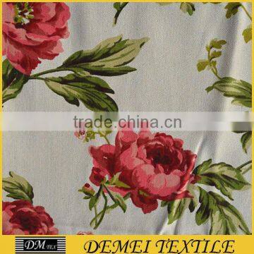 woven pattern print poly cotton chinese cotton fabric