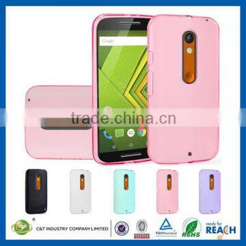 C&T Ultra Slim Thin TPU Gel Rubber Soft Skin Silicone Protective case for motorola moto x play xt1563 xt1562