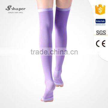 S-SHAPER Wholesale Sleep Thigh High Socks Open Toe Stockings