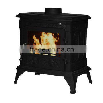2014 Hot Sale Cast Iron Wood Burning Stove With Back Bolier photo-3