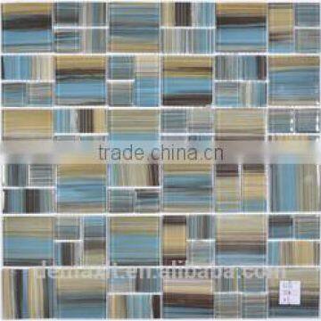 2014 New Products on Market for Tempered Mosaic Glass Tiles for Restaurant Tile Nature Style