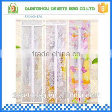 China factory promotional foldable clear long dress garment bag