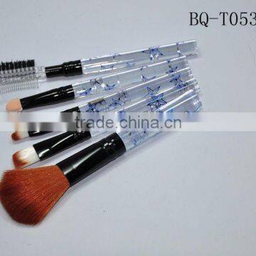 2014 high quality fashion makeup brushes Makeup brush sets for jade calligraphy chinese brush