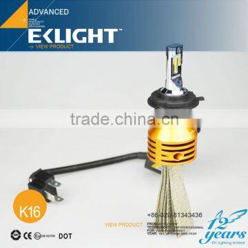 EKLIGHT Factory TUV/CE/Emark Approved Non-Polarity Canbus H4 H7 H11 9005 H13 Car led headlight bulbs