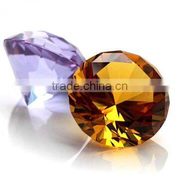 High Quality Crystal Diamond Machine Made Glass Diamond