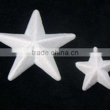 Polystyrene foam stars