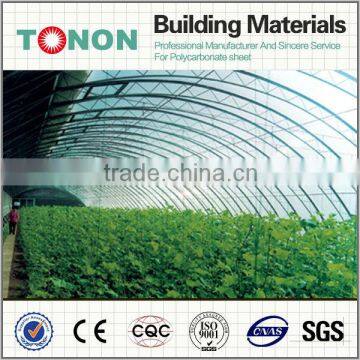 plastic sheet greenhouse polycarbonate sun awning