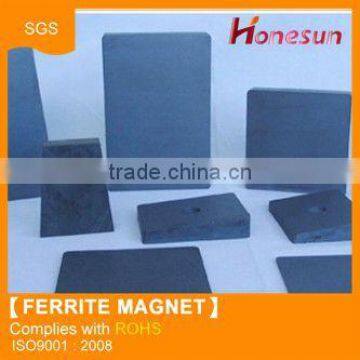 China supplier arc making permanent block ferrite magnet