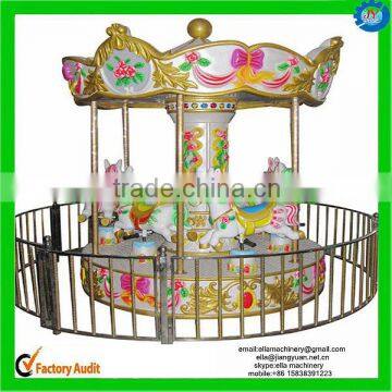 coin operated kids ride carousel small kids carousel horse ride