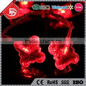 TZFEITIAN CE ROHS Approval Red Color Flower Outdoor Chasing String Lights photo-3
