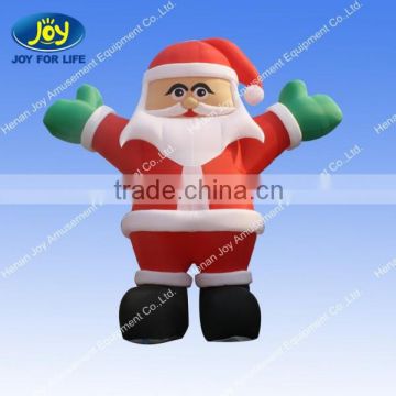 Christmas Decoration Lawn Yard Airblown Santa with Inflatable Santa Hat