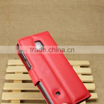 Wholesale Folio Stand Case for Samsung Galaxy S5 Mini PU Leather Flip Cover With Wallet photo-4