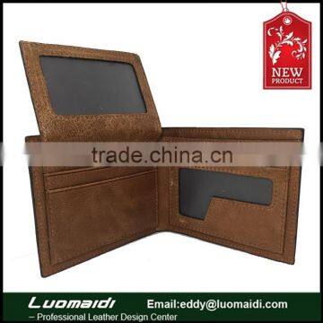 Hot selling!good quality genuine leather mens wallet from China supplier