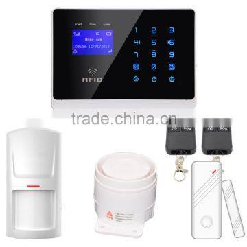 2016 newest security GSM Alarm System with RFID&Remote Voice message