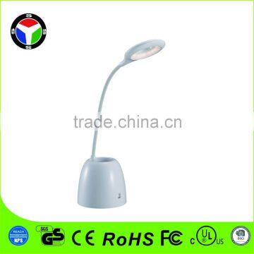 Portable Touch Sensor Multifuction Kid Eye-Protection rechargeable led desk lamp with Pen Container or Money Box