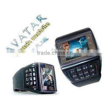 Watch mobile phone ET-1 with stereo bluetooth headset and 1GB card