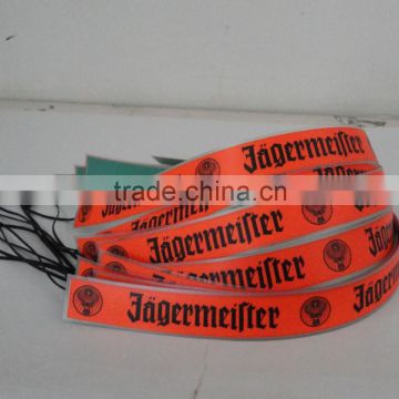 3cm width custom logo el tape/strip for Hat decoration