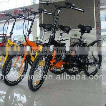 250W 36V cheap electric folding bicycle with lithium battery for sale