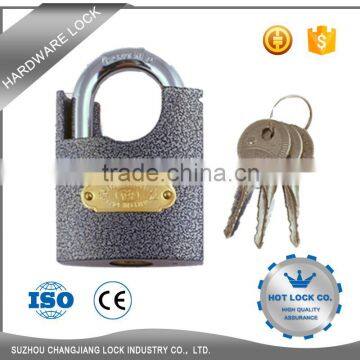 Colorful plastic covered stainless steel padlock manufacturer in China