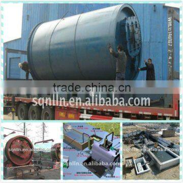 High benefit ,16mm, no pollution, waste plastic pyrolysis to oil plant with CE,ISO,TUV