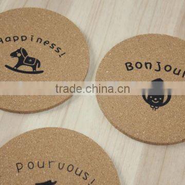 Home Coaster Decoration Round Cork Coaster