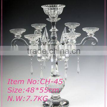 2015 Hot Sale Delicate Crystal Candelabras Weddings