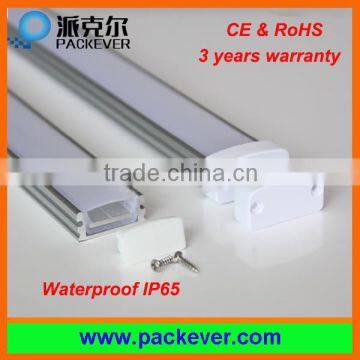 CE & RoHS, 3 years warranty U shape IP65 anodized aluminum profile for waterproof LED strip light