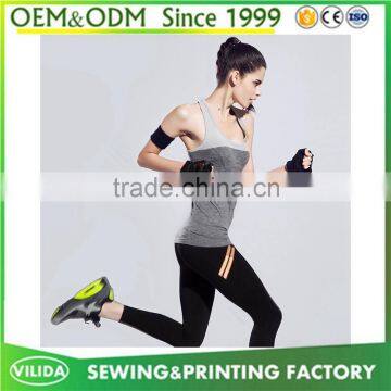 Wholesale high quality women's dry fit gym fittness vest breathable sport tank top