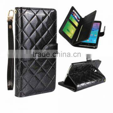 2015 Wallet PU Leather Case for Samsung N9100 Note 4
