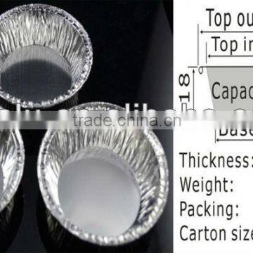 4'' Round aluminium mini cup cake Y10