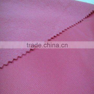 100% Polyester Shiny Golden Tricot Velvet Knitting Fabric