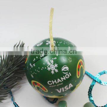 2016 Christmas Gift Ball Tin Christmas Tin Ball