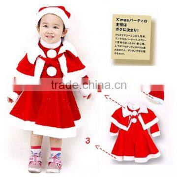 girls winter fall dresses very cute red baby girls christmas outfits with hat