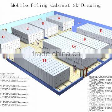 Steel Mobile Office Filing Cabinet photo-5