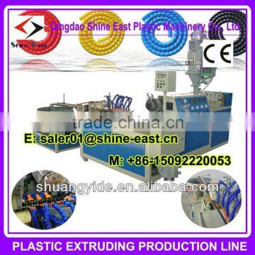 HOT SELL!! HDPE PP PE PVC Hydraulic Spiral Sheath Wrap hose Tube Protector Making Machine in Qingdao Shandong China