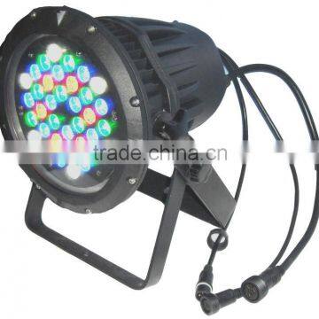 36*3w RGBW waterproof PAR light outdoor lighting