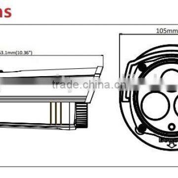 HIKVISION 3.0MP EXIR Bullet Network Camera High Resolution Poe ip Camera(6mm Lens DS-2CD2232-I5) photo-5