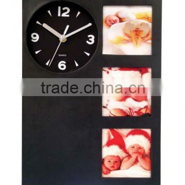 2015 new style wall clock with picture frame