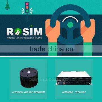 Low voltage rosim traffic detection system vehicle detector sensor for traffic signal light optimization