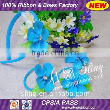 2015 Latest Ribbon Hair Flower