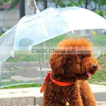 Portable pet rain umbrella / pet dog umbrella / umbrellas for dog