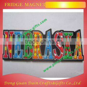 Miami 3d soft pvc fridge magnets for distributor