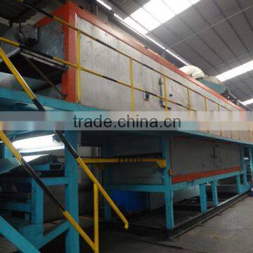 Aluminum coil coating line with accumulator